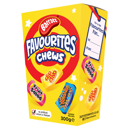 BARRATT FAVOURITES CHEWS CARTON 300G