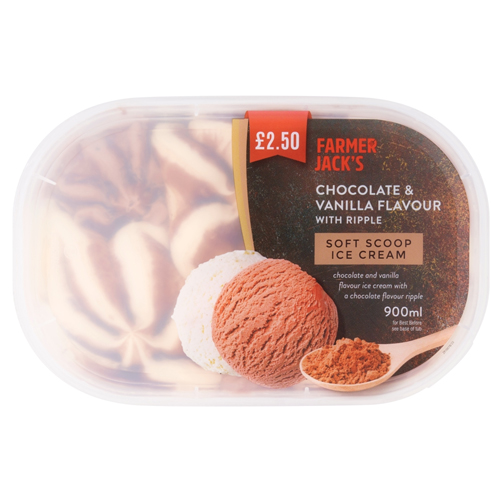 FARMER JACK'S CHOCOLATE & VANILLA PMP £2.50 900ML