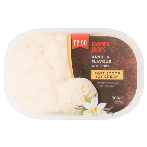 FARMER JACK'S VANILLA PMP £2.50 900ML