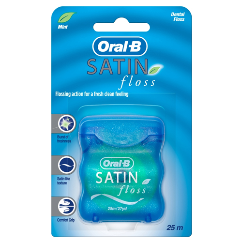 ORAL-B SATIN FLOSS MINT 25M