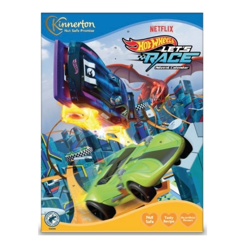 KINNERTON HOT WHEELS ADVENT CALENDAR 40G-XMAS