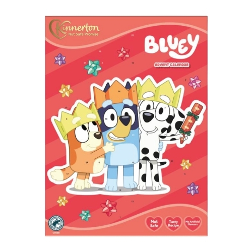 KINNERTON BLUEY ADVENT CALENDAR 40G-XMAS