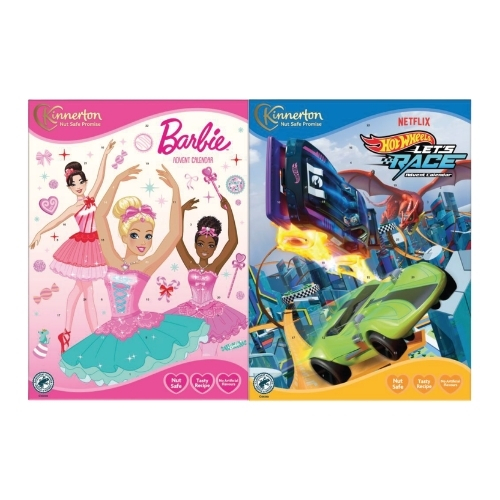 KINNERTON BARBIE & HOT WHEELS ADVENT MIX CALENDAR 40G-XMAS