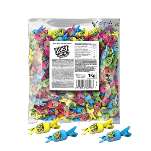 BAZOOKA JUICY DROP BLASTS BULK 1KG