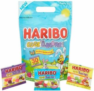 HARIBO EGGS GALORE FRUIT FLAVOUR JELLY & FOAM SWEETS FUN SIZE BAG 480G-EASTER