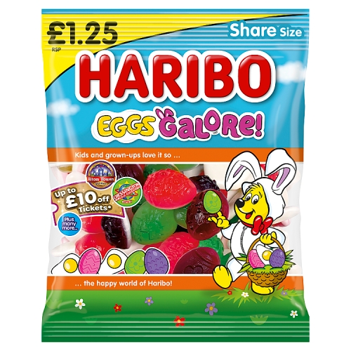 HARIBO EGGS GALORE PMP £1.25 140G