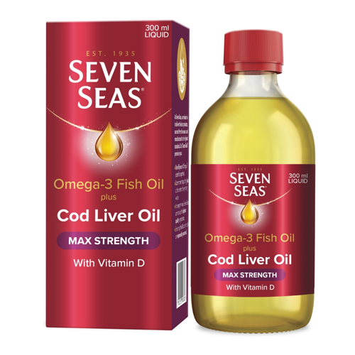 SEVEN SEAS COD LIVER OIL MAX STRENGTH 300ML