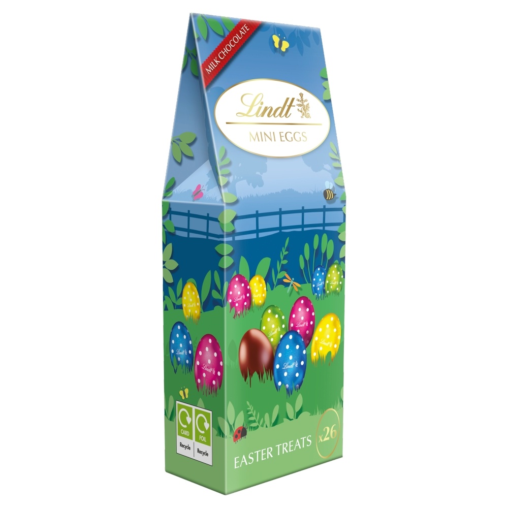 LINDT 26 MILK CHOCOLATE MINI EGGS 155G-EASTER