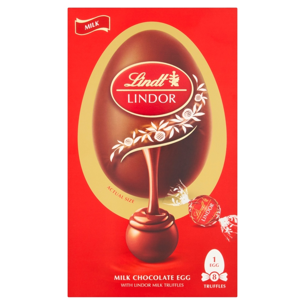 LINDT LINDOR SHELL EGG MILK 260G-EASTER