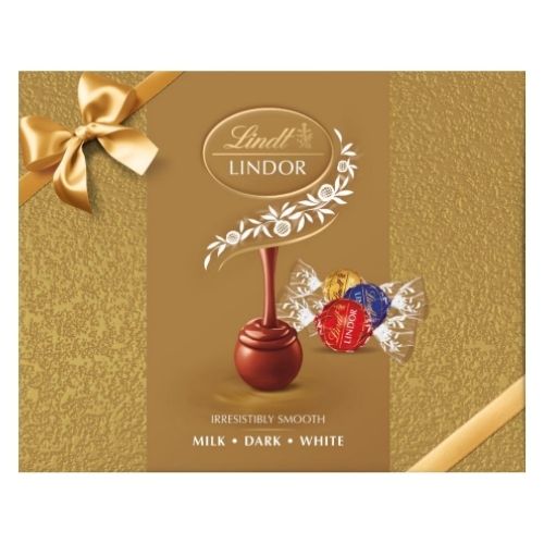 LINDT LINDOR ASSORTED GIFT BOX 300G-XMAS