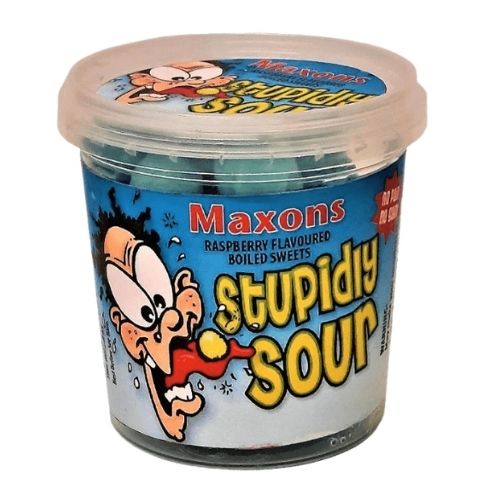 MAXONS BLUE RASPBERRY STUPIDLY SOUR 75G