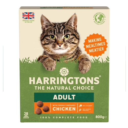 HARRINGTONS DRY CAT FOOD CHICKEN 800G