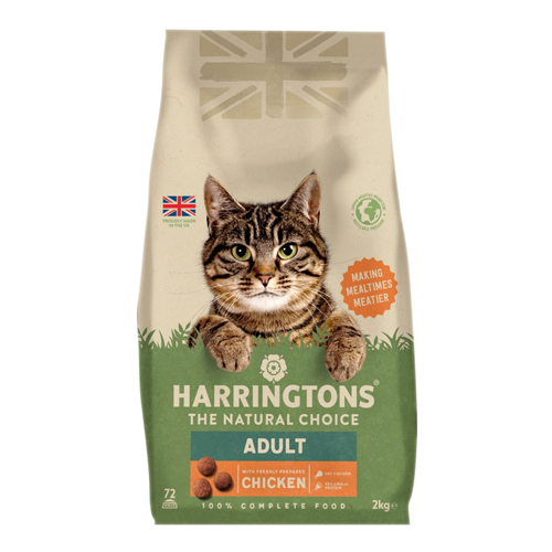HARRINGTONS DRY CAT FOOD CHICKEN 2KG
