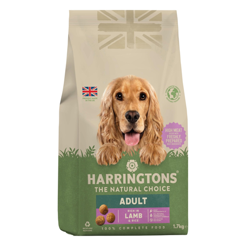 HARRINGTONS RICH IN LAMB & RICE DRY ADULT DOG FOOD 1.7KG