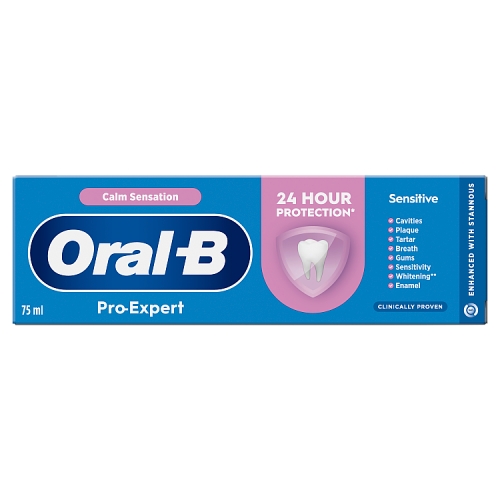 ORAL-B PRO EXPERT TOOTHPASTE SENSITIVE GENTLE WHITENING 75ML