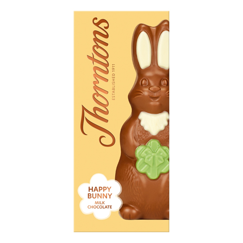 THORNTONS MILK CHOCOLATE BUNNY MODEL 90G-EASTER