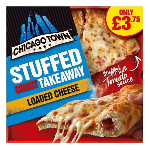 CHICAGO TOWN STUFFEDCRUST TAKEAWAY CHEESE PMP £3.75 480G
