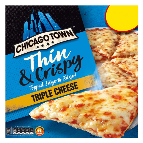 CHICAGO TOWN THIN & CRISPY CHEESE PMP £2.75 305G