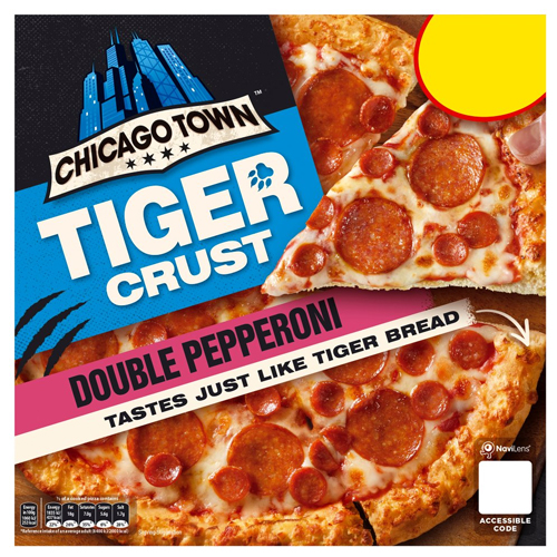 CHICAGO TOWN TIGER CRUST PEPPERONI PMP £3.50 320G