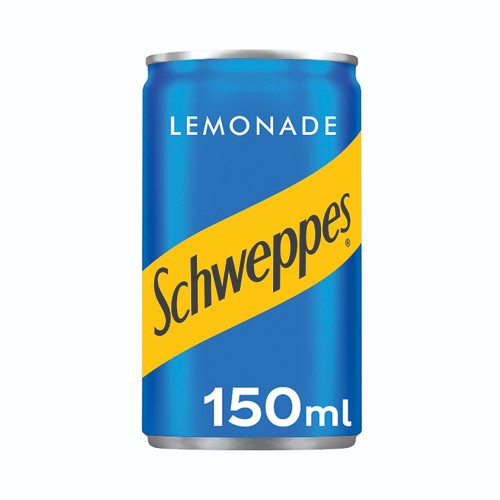SCHWEPPES LEMONADE CAN 150ML
