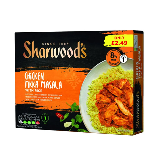 SHARWOODS CHICKEN KORMA PMP £2.49 375G