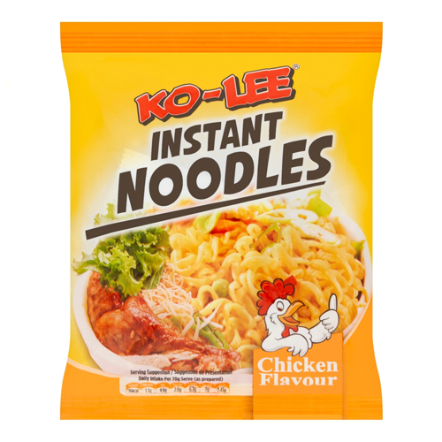 KO-LEE 5 PACK CHICKEN FLAVOUR INSTANT NOODLES 70G