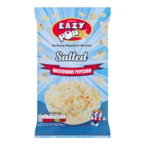 EAZYPOP SALTED MICROWAVE POPCORN 85G