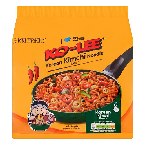 KO-LEE 4 PACK KOREAN KIMCHI NOODLES 70G