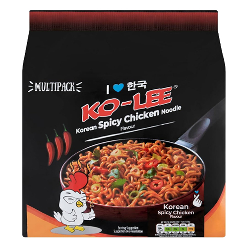 KO-LEE 4 PACK KOREAN CHICKEN NOODLES 70G