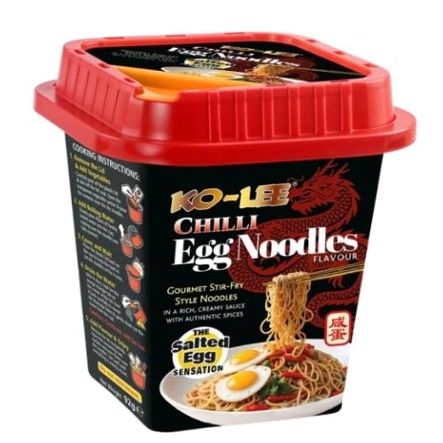 KO-LEE CHILLI EGG NOODLES 92G