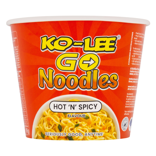 KO-LEE GO HOT & SPICY NOODLES 65G