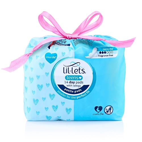 LIL-LETS TEEN TOWELS DAY 14PK