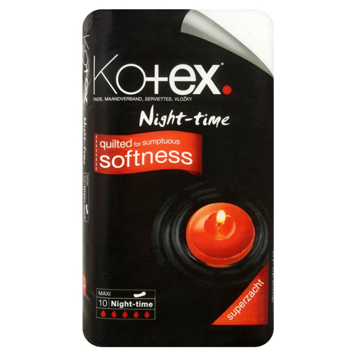 KOTEX NIGHT TIME PADS 10S