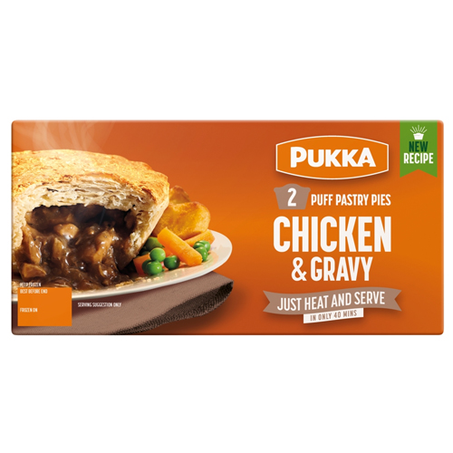 PUKKA 2 MICROWAVE CHICKEN PIES 2PK