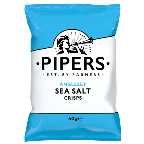 PIPERS ANGLESEY SEA SALT CRISPS GRAB BAG 40G