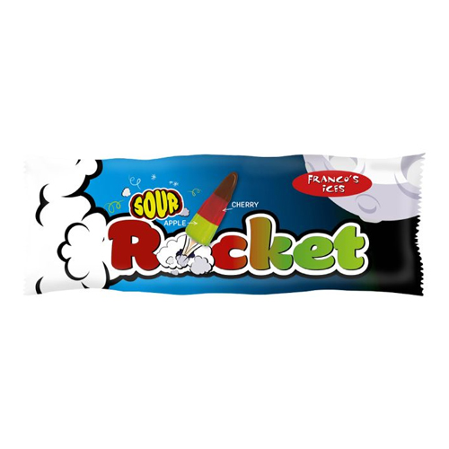FRANCO'S SOUR ROCKET LOLLY70ML