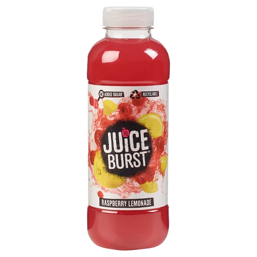 JUICEBURST RASPBERRY LEMONADE PET 500ML