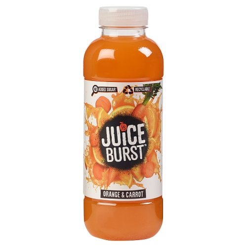 JUICEBURST ORANGE & CARROT PET 500ML