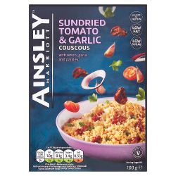 AINSLEY HARRIOTT SUNDRIED TOMATO & GARLIC COUSCOUS 100G
