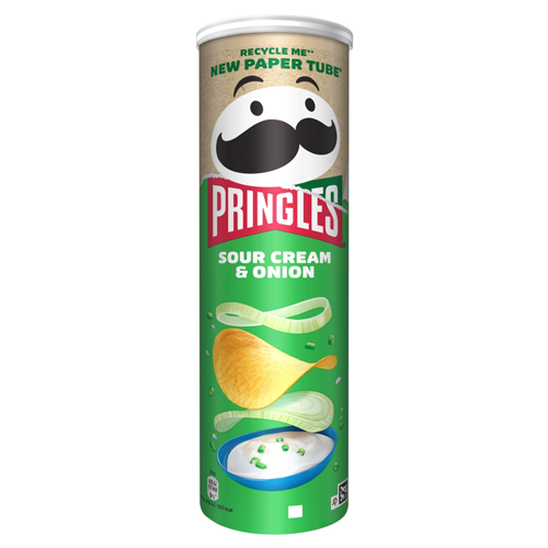 PRINGLES SOUR CREAM & ONION SHARING CRISPS 185G