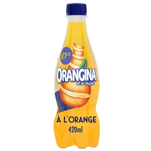 ORANGINA ORANGE PMP £1.29 420ML