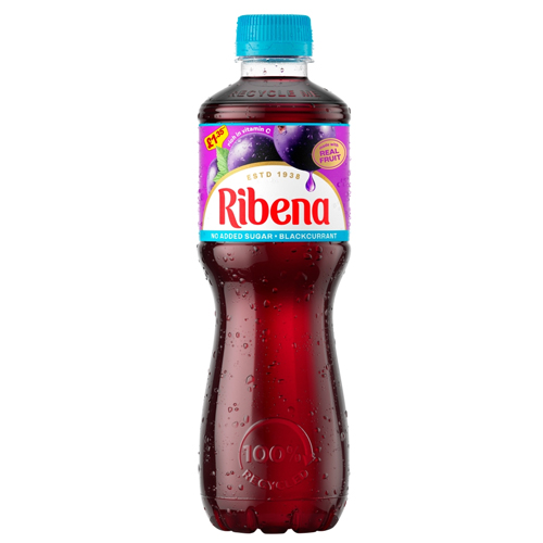 RIBENA BLACKCURRANT LIGHT PMP £1.35 500ML