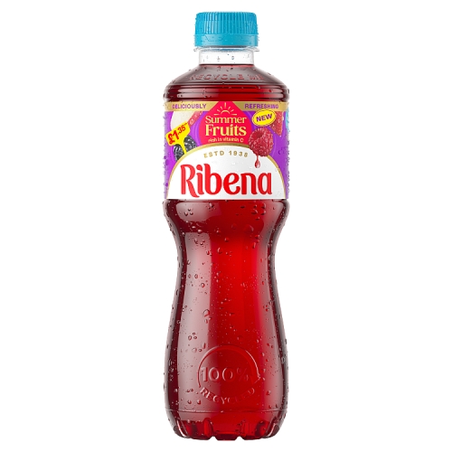 RIBENA SUMMER FRUITS PMP £1.35 500ML