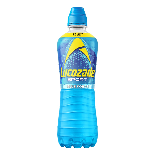 LUCOZADE SPORT BLUE FORCE PMP £1.60 500ML