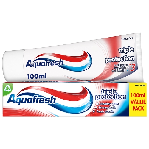 AQUAFRESH TRIPLE PROTECTION TOOTH PASTE 100ML