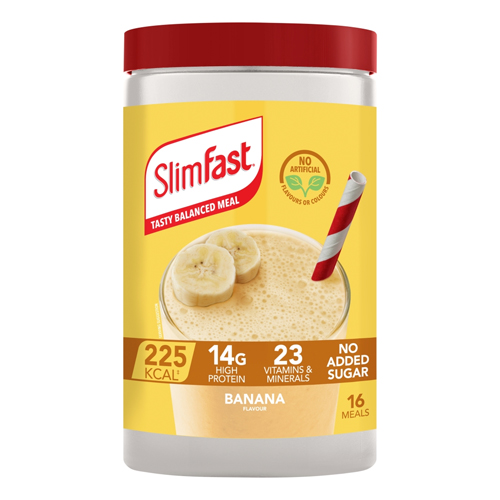 SLIMFAST BANANA FLAVOUR SHAKE 584G