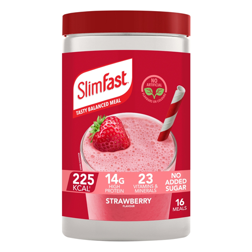 SLIMFAST STRAWBERRY FLAVOUR SHAKE 584G