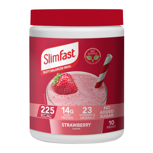 SLIMFAST STRAWBERRY FLAVOUR SHAKE 365G