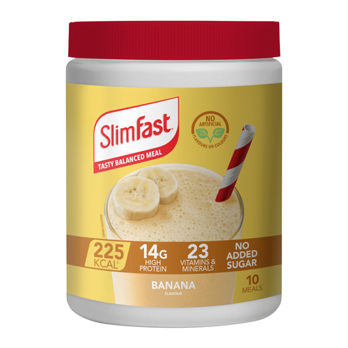 SLIMFAST BANANA FLAVOUR SHAKE 365G