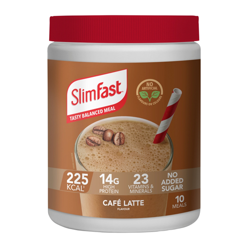 SLIMFAST CAFÉ LATTE FLAVOUR SHAKE 365G